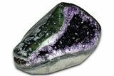 Sparkly Deep-Purple Amethyst Geode - Uruguay #342851-2